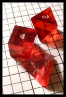 Dice : Dice - DM Collection - Windmill Tranparent Red - Aquired 2010